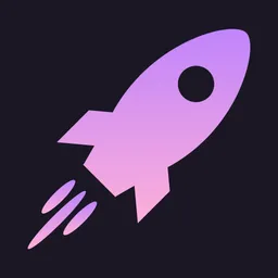 remote rocketship icon filled