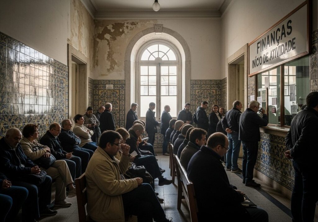 To open a freelance activity in Portugal, you must file an início de atividade (start of activity) declaration online via the Portal das Finanças. This must be done on or before your first day of work to avoid penalties of up to €7,500. You need a Portuguese NIF and bank account before you start, but you get your Social Security Number (NISS) after registering your activity.